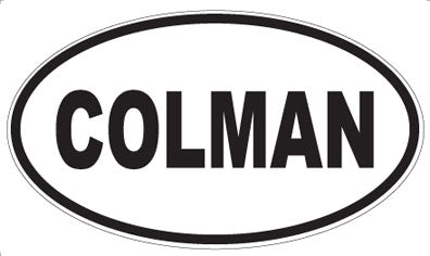 COLMAN - Oval Magnet