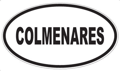 COLMENARES - Oval Magnet