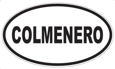 COLMENERO - Oval Magnet