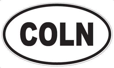 COLN - Oval Magnet