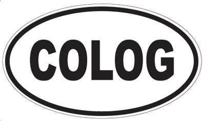 COLOG - Oval Sticker