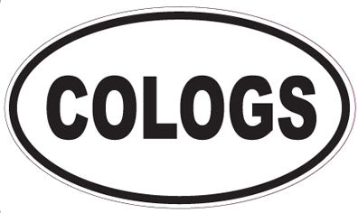 COLOGS - Oval Sticker