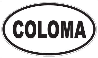 COLOMA - Oval Magnet