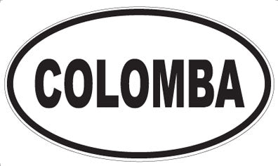 COLOMBA - Oval Magnet