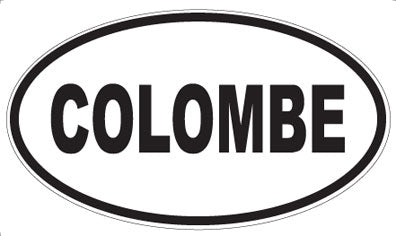 COLOMBE - Oval Magnet