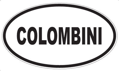 COLOMBINI - Oval Magnet