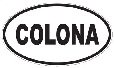 COLONA - Oval Magnet