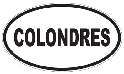 COLONDRES - Oval Magnet