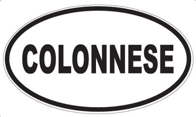 COLONNESE - Oval Magnet