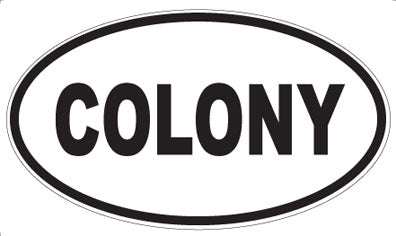 COLONY - Oval Magnet