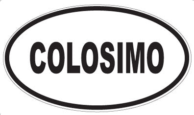 COLOSIMO - Oval Magnet