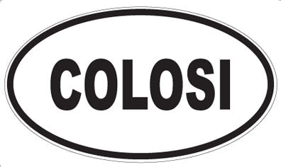 COLOSI - Oval Magnet