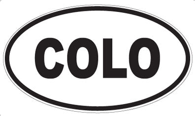 COLO - Oval Magnet