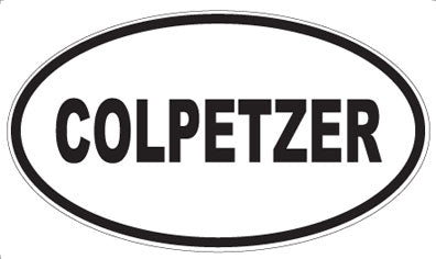 COLPETZER - Oval Magnet