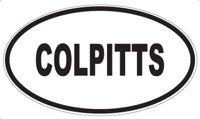 COLPITTS - Oval Magnet