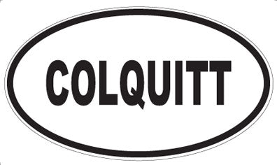 COLQUITT - Oval Magnet