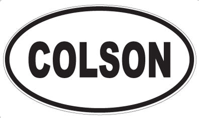 COLSON - Oval Magnet