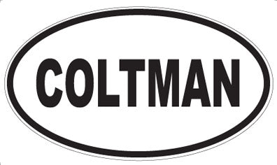 COLTMAN - Oval Magnet