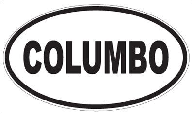 COLUMBO - Oval Magnet