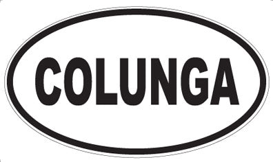 COLUNGA - Oval Magnet