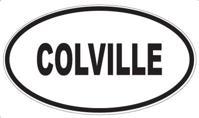 COLVILLE - Oval Magnet
