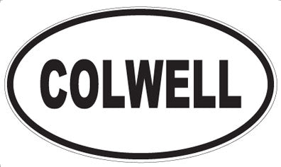 COLWELL - Oval Magnet