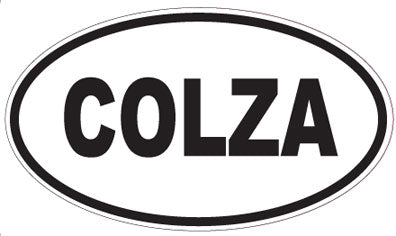 COLZA - Oval Sticker