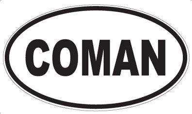 COMAN - Oval Magnet