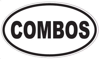 COMBOS - Oval Sticker