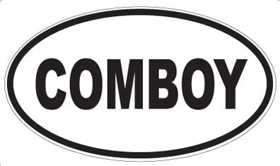 COMBOY - Oval Magnet