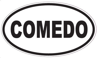COMEDO - Oval Sticker