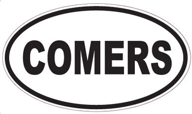 COMERS - Oval Sticker