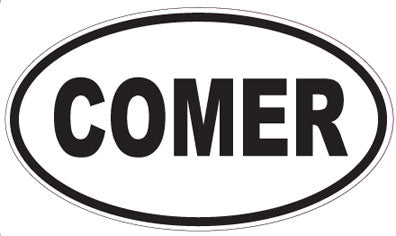 COMER - Oval Magnet