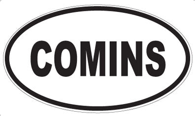 COMINS - Oval Magnet
