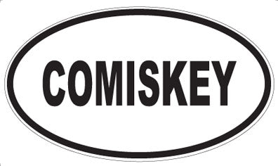 COMISKEY - Oval Magnet