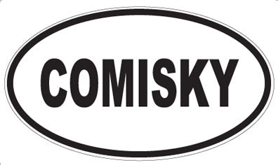 COMISKY - Oval Magnet