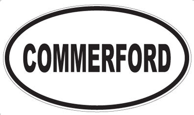 COMMERFORD - Oval Magnet