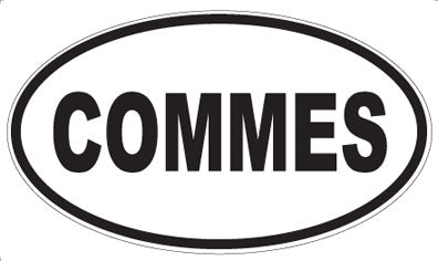 COMMES - Oval Magnet