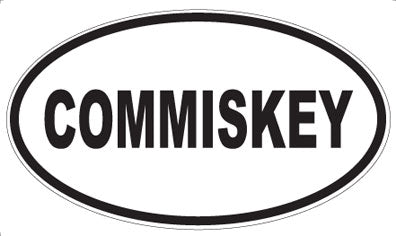 COMMISKEY - Oval Magnet