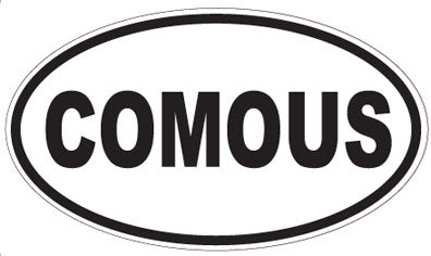 COMOUS - Oval Sticker