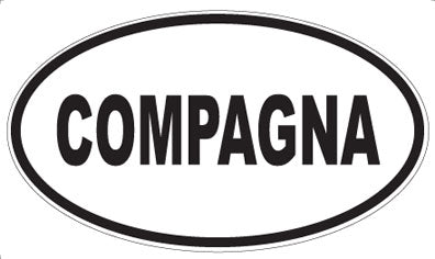 COMPAGNA - Oval Magnet