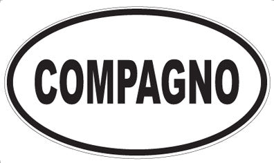 COMPAGNO - Oval Magnet