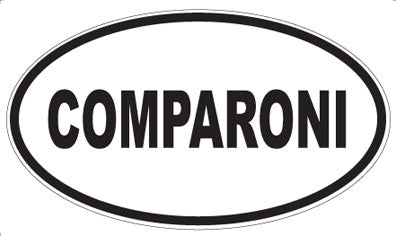 COMPARONI - Oval Magnet