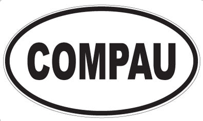 COMPAU - Oval Magnet
