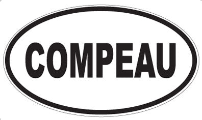 COMPEAU - Oval Magnet