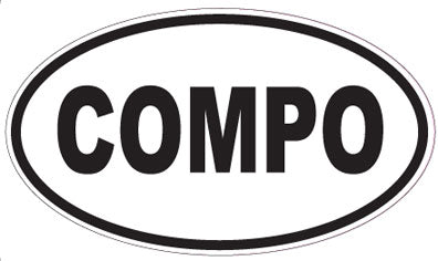 COMPO - Oval Sticker
