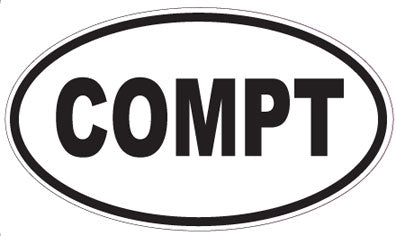 COMPT - Oval Sticker