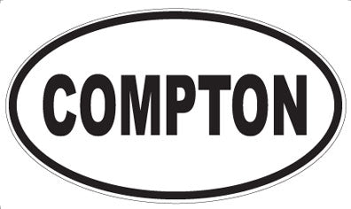 COMPTON - Oval Magnet