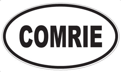 COMRIE - Oval Magnet
