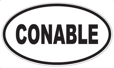 CONABLE - Oval Magnet